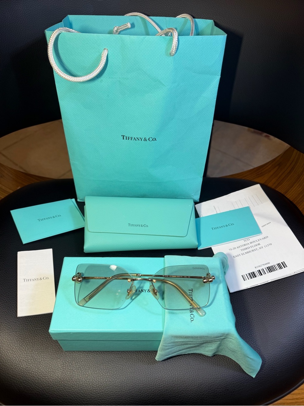 Tiffany & Co Sunglasses Women TF 3088 6178/11 59-14 140 1N Box Case Papers - Picture 1 of 16